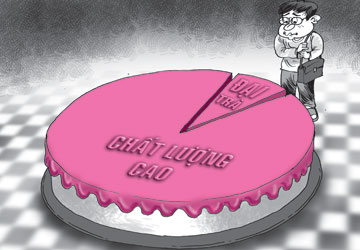 Đào tạo chất lượng cao: Bất hợp lý ở các trường công