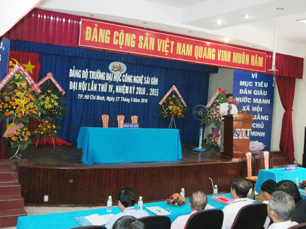 Đại Hội Đảng Bộ Trường ĐH Công Nghệ Sài Gòn lần IV
