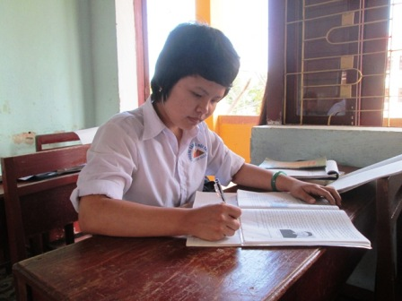 Nghị lực sống của cô học trò mắc bệnh ung thư