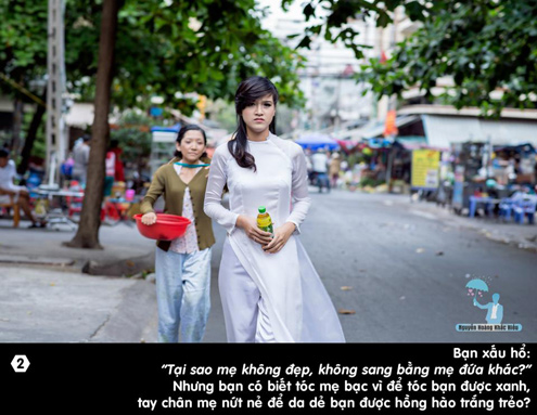 Ảnh về mẹ gây xúc động trên Facebook