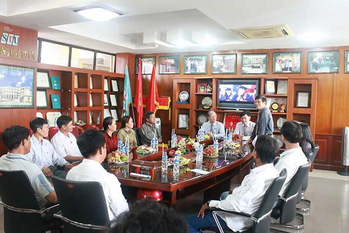 Lãnh đạo nhà trường giao lưu phụ huynh tân sinh viên khóa 2014