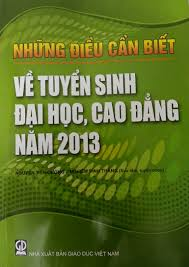 Cẩm nang tuyển sinh 2013 miễn phí