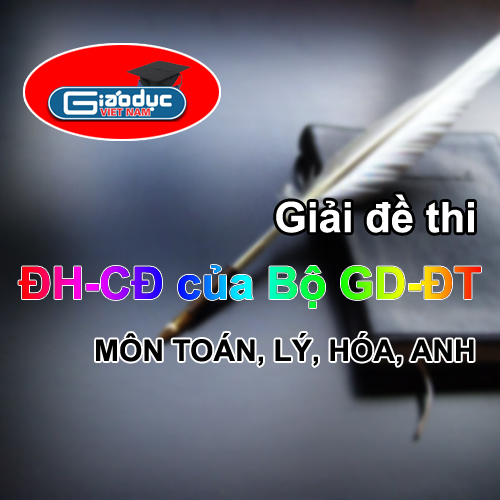 Đáp án chính thức các môn Toán, Lý, Hóa, tiếng Anh của Bộ GD- ĐT Đáp án chính thức các môn Toán, Lý, Hóa, tiếng Anh của Bộ GD- ĐT