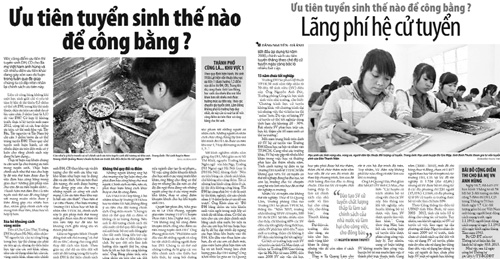 Thông tin mới về kỳ thi ĐH, CĐ năm 2014: Sửa đổi chính sách ưu tiên