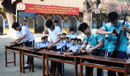 National defense to become official subject in high school, college