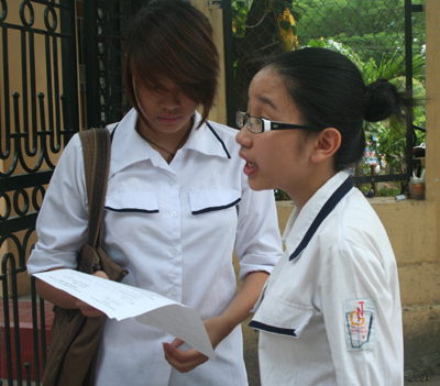 Thí sinh dự thi để xét tốt nghiệp được đăng ký ở cụm đại học Thí sinh dự thi để xét tốt nghiệp được đăng ký ở cụm đại học