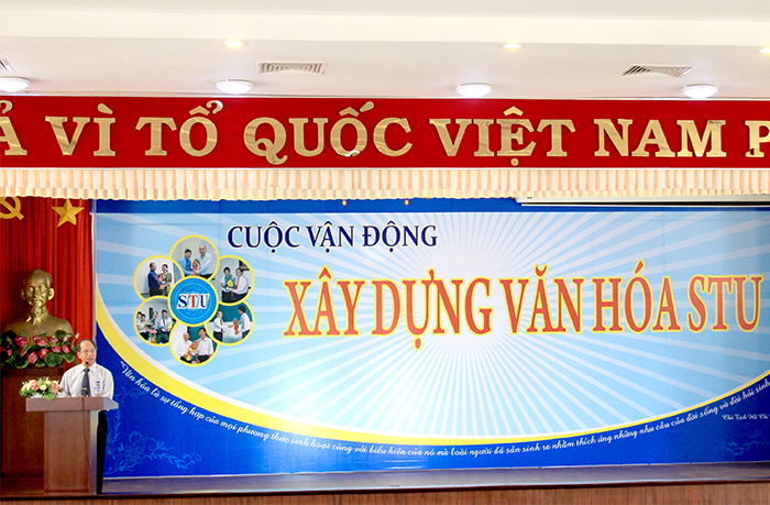 Hội thảo CB, GV, NV về việc Vận Động Xây Dựng Văn Hóa STU Hội thảo CB, GV, NV về việc Vận Động Xây Dựng Văn Hóa STU
