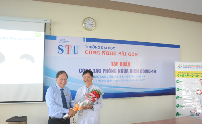 STU tổ chức Tập huấn Công tác phòng ngừa dịch Covid-19