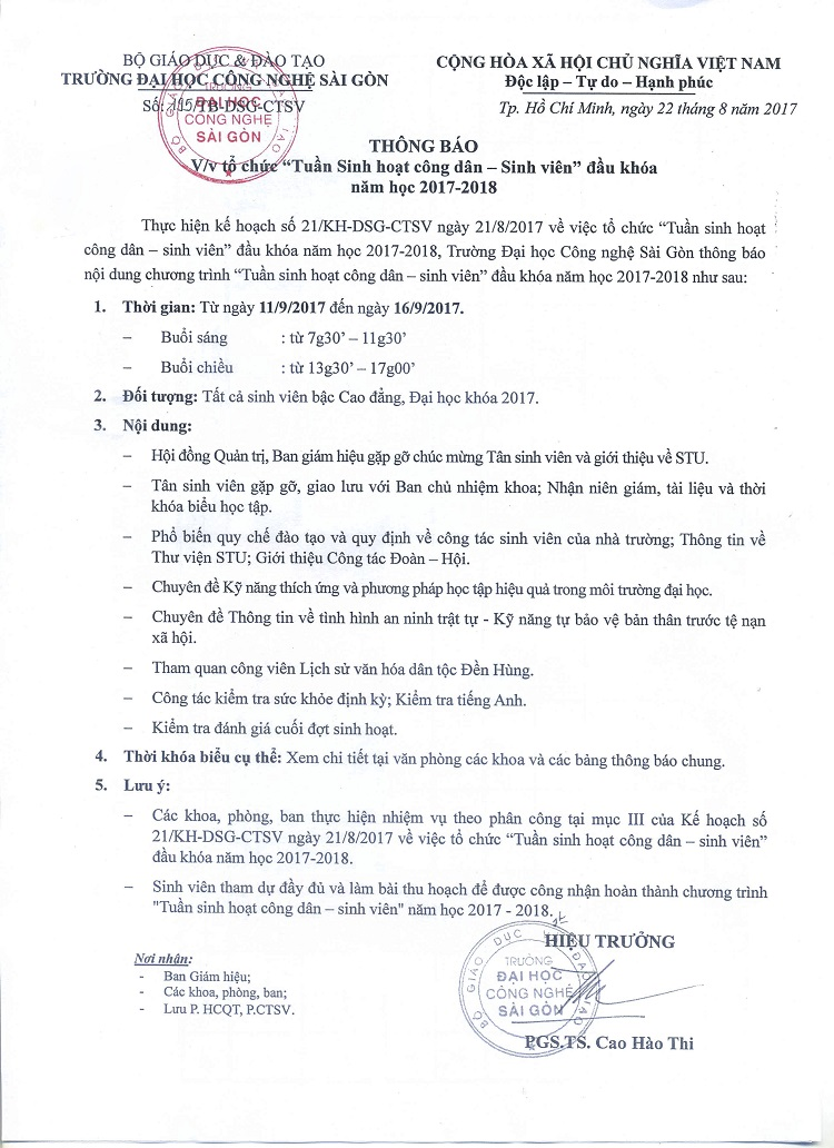 Thông báo Thông báo