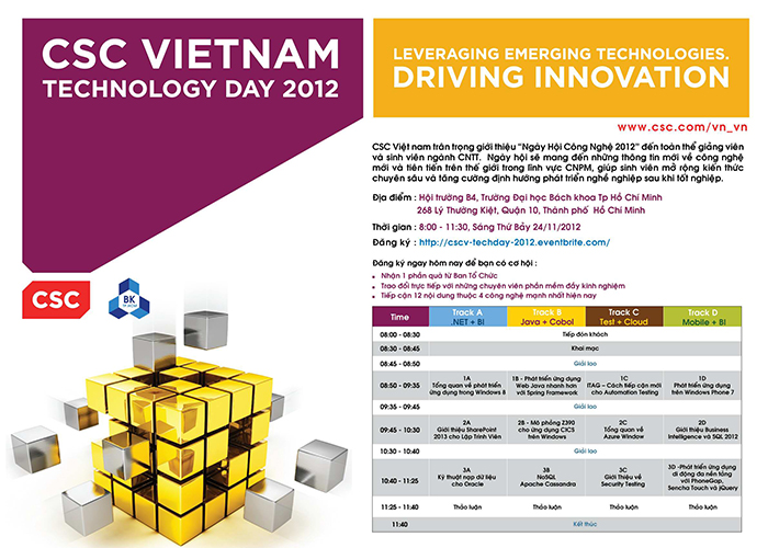 Hội thảo Công nghệ “CSC Vietnam Technology Day 2012” Hội thảo Công nghệ “CSC Vietnam Technology Day 2012”