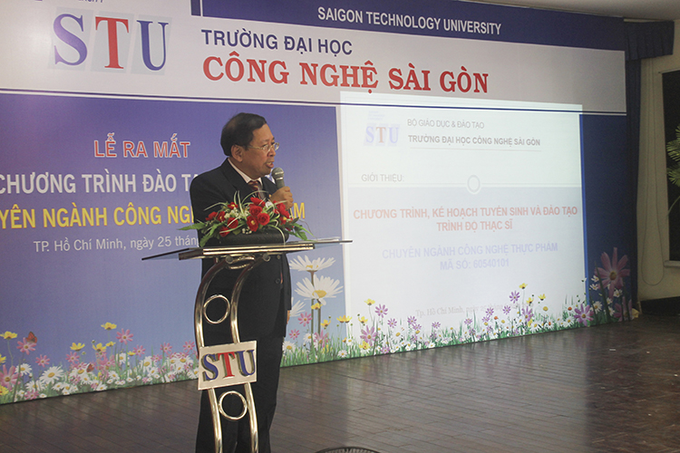 Trường đại học Công nghệ Sài Gòn chính thức ra mắt chương trình đào tạo thạc sĩ chuyên ngành Công nghệ thực phẩm Trường đại học Công nghệ Sài Gòn chính thức ra mắt chương trình đào tạo thạc sĩ chuyên ngành Công nghệ thực phẩm