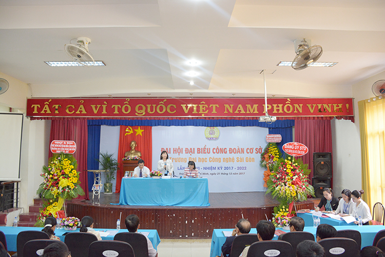 Đại hội Công đoàn Trường Đại học Công Nghệ Sài Gòn thành công tốt đẹp