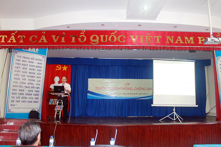 STU tổ chức lớp tuyên truyền phòng, chống ma túy STU tổ chức lớp tuyên truyền phòng, chống ma túy