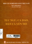 Tục ngữ, ca dao, dân ca Yên Mô