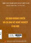 Ca dao kháng chiến và ca dao về nghề nghiệp ở Hà Nội