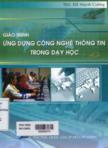 Giáo trình ứng dụng công nghệ thông tin trong dạy học