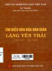 Tìm hiểu văn hóa dân gian làng Yên Thái (Tây Hồ - Hà Nội)