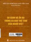 So sánh và ẩn dụ trong ca dao trữ tình của người Việt
