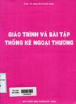 Giáo trình và bài tập thống kê ngoại thương