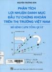 Phân tích lợi nhuận danh mục đầu tư chứng khoán trên thị trường Việt Nam: Mô hình CAPM tổng quát