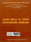 Ca dao - dân ca - vè - câu đố huyện Ninh Hòa - Khánh Hòa