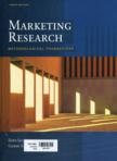 Marketing research: methodological foundations