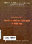 Khảo sát tục hát ca công, hát trống quân và hò bá trạo