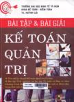 Bài tập và bài giải kế toán quản trị