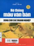 Hệ thống mẫu văn bản dùng cho các doanh nghiệp