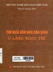 Tìm hiểu văn hóa dân gian ở làng Ngọc Trì