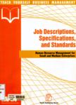 Job Descriptions, Specifications, and Standards