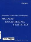 Modern Engineering Statistics