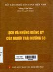 Lịch và những kiêng kỵ của người Thái Mường So