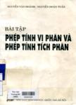 Bài tập phép tính vi phân và phép tính tích phân