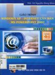 Giáo trình hệ điều hành Windows XP, Microsoft PowerPoint 2007, mạng Internet