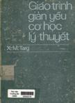 Giáo trình giản yếu cơ học lý thuyết