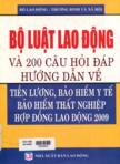 Bộ luật lao động và 200 câu hỏi đáp, hướng dẫn mới nhất về tiền lương, bảo hiểm y tế, bảo hiểm thất nghiệp, hợp đồng lao động 2009