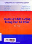 Quản lý chất lượng trong các tổ chức: Bài tập