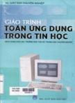 Giáo trình toán ứng dụng trong tin học