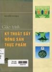 Giáo trình kỹ thuật sấy nông sản thực phẩm