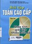 Bài tập toán cao cấp : Tập 3 : Phép tính giải tích nhiều biến số