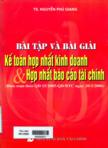 Bài tập và bài giải kế toán hợp nhất kinh doanh & hợp nhất báo cáo tài chính