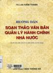 Hướng dẫn soạn thảo văn bản quản lý hành chính nhà nước