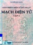 Giáo trình điện tử kỹ thuật mạch điện tử : tập I