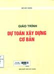 Giáo trình dự toán xây dựng cơ bản