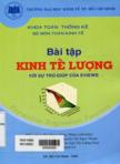 Bài tập kinh tế lượng