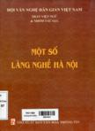 Một số làng nghề Hà Nội