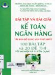 Bài tập và bài giải kế toán ngân hàng