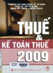 Thuế và kế toán thuế 2009