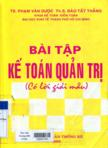 Bài tập kế toán quản trị